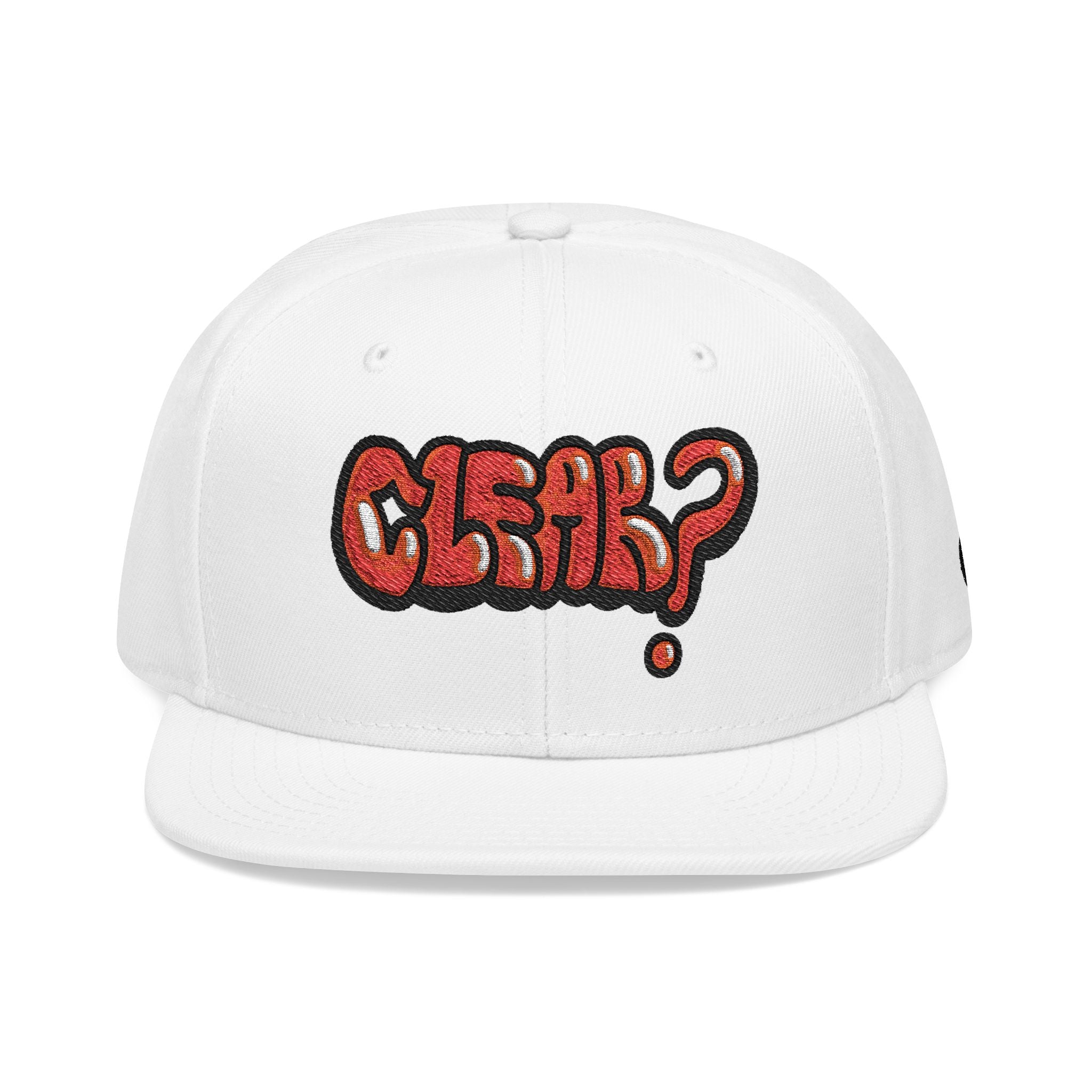 Gorra CLEAR? Snapback - Bubble - Logo rojo