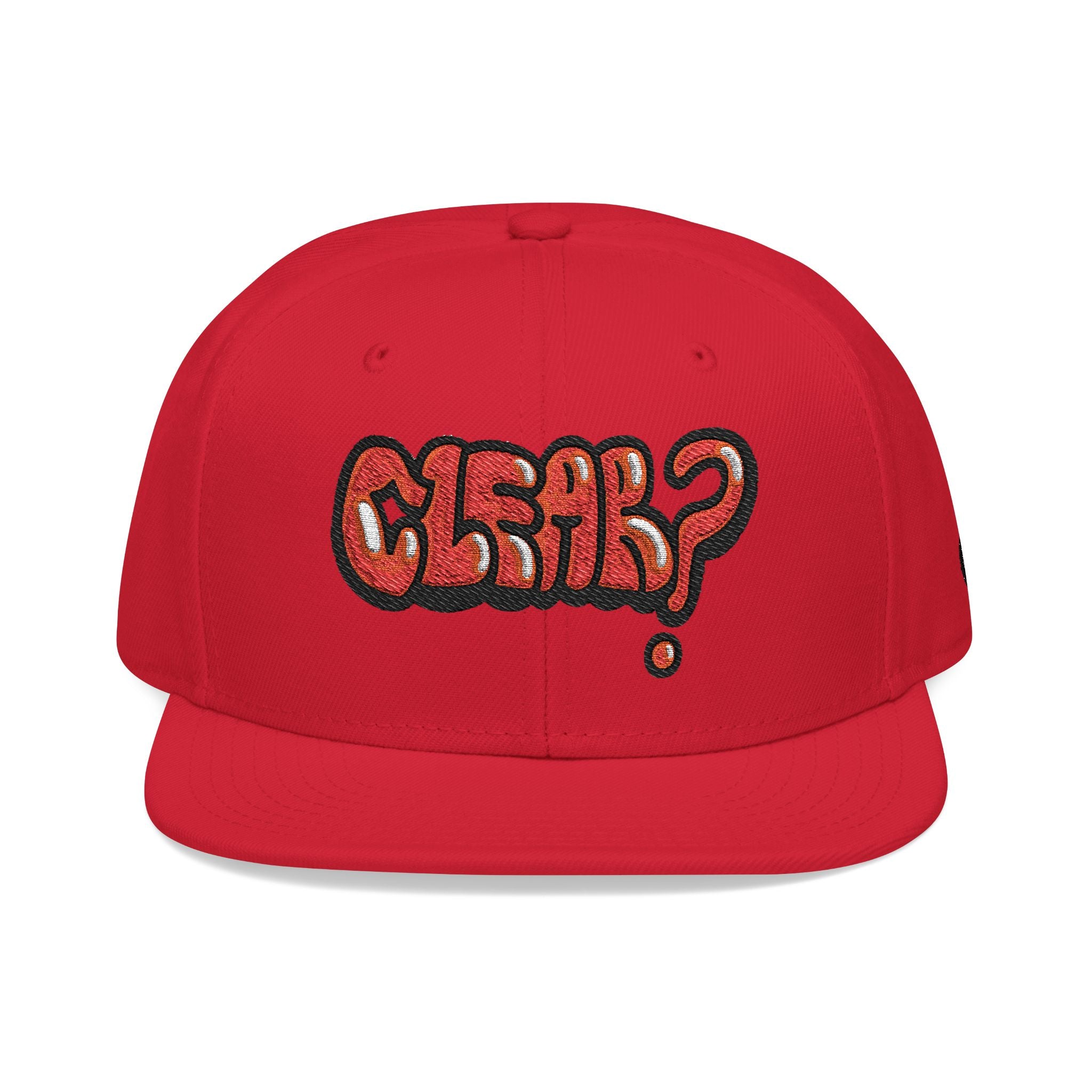 Gorra CLEAR? Snapback - Bubble - Logo rojo