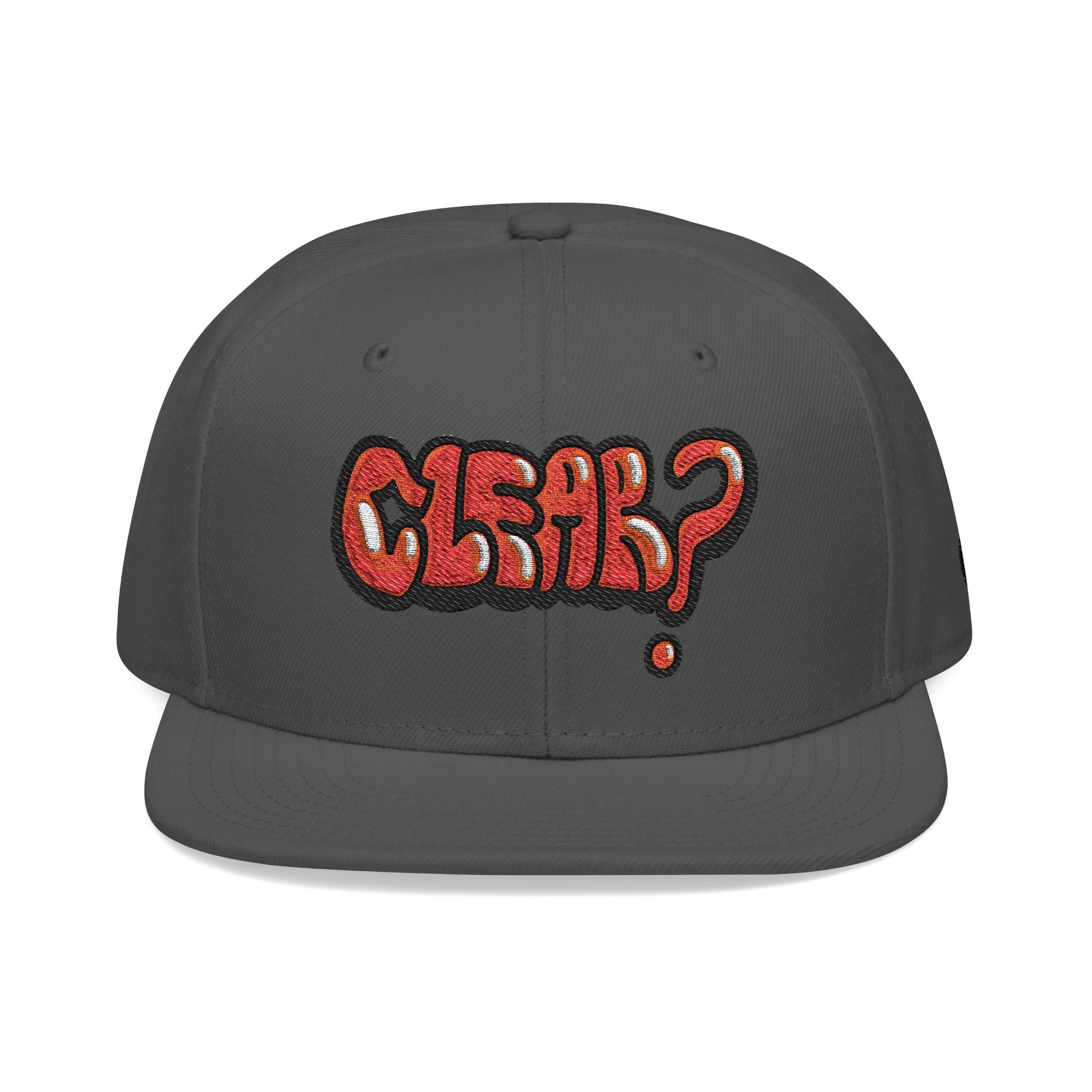 Gorra CLEAR? Snapback - Bubble - Logo rojo