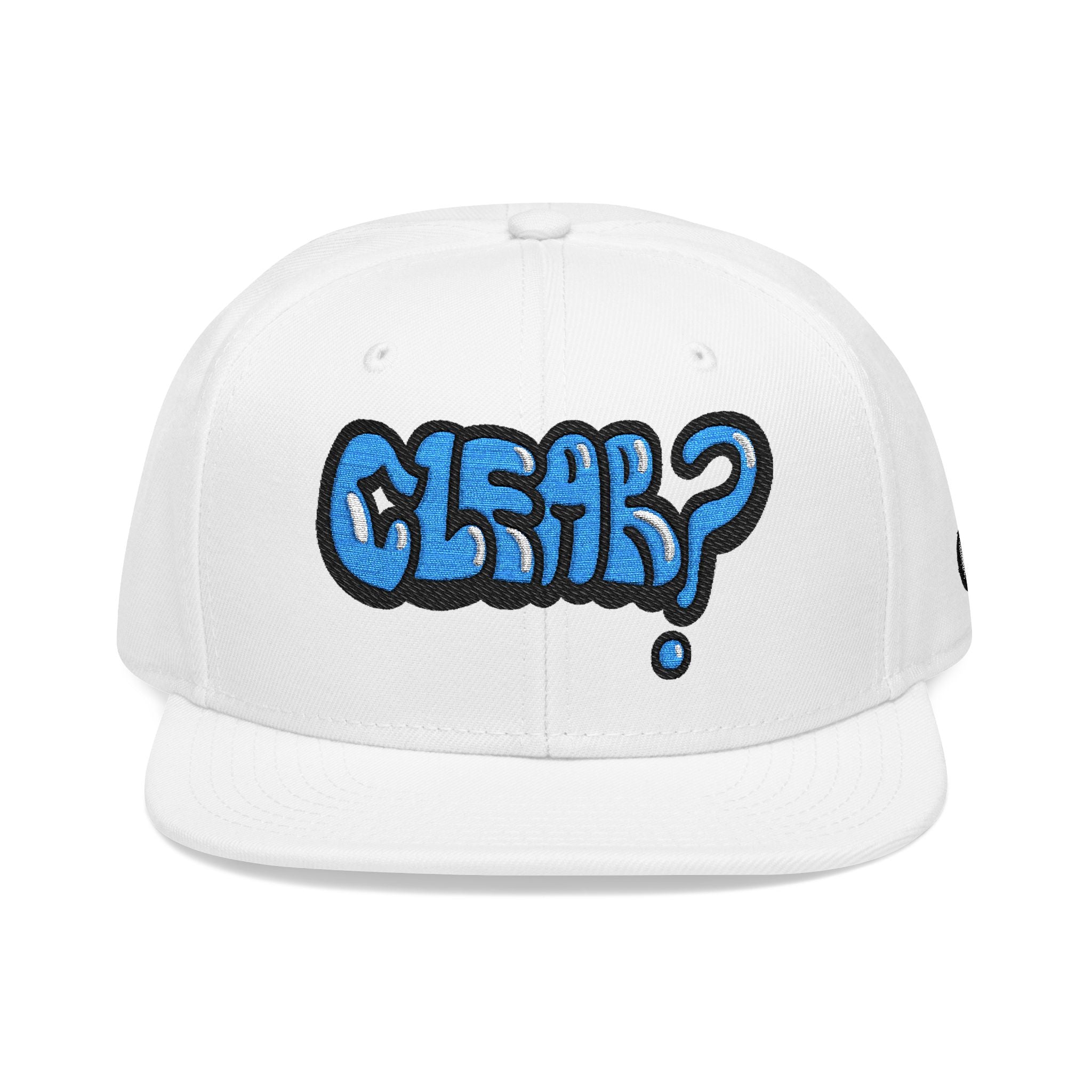 Gorra CLEAR? Snapback - Bubble - Logo azul
