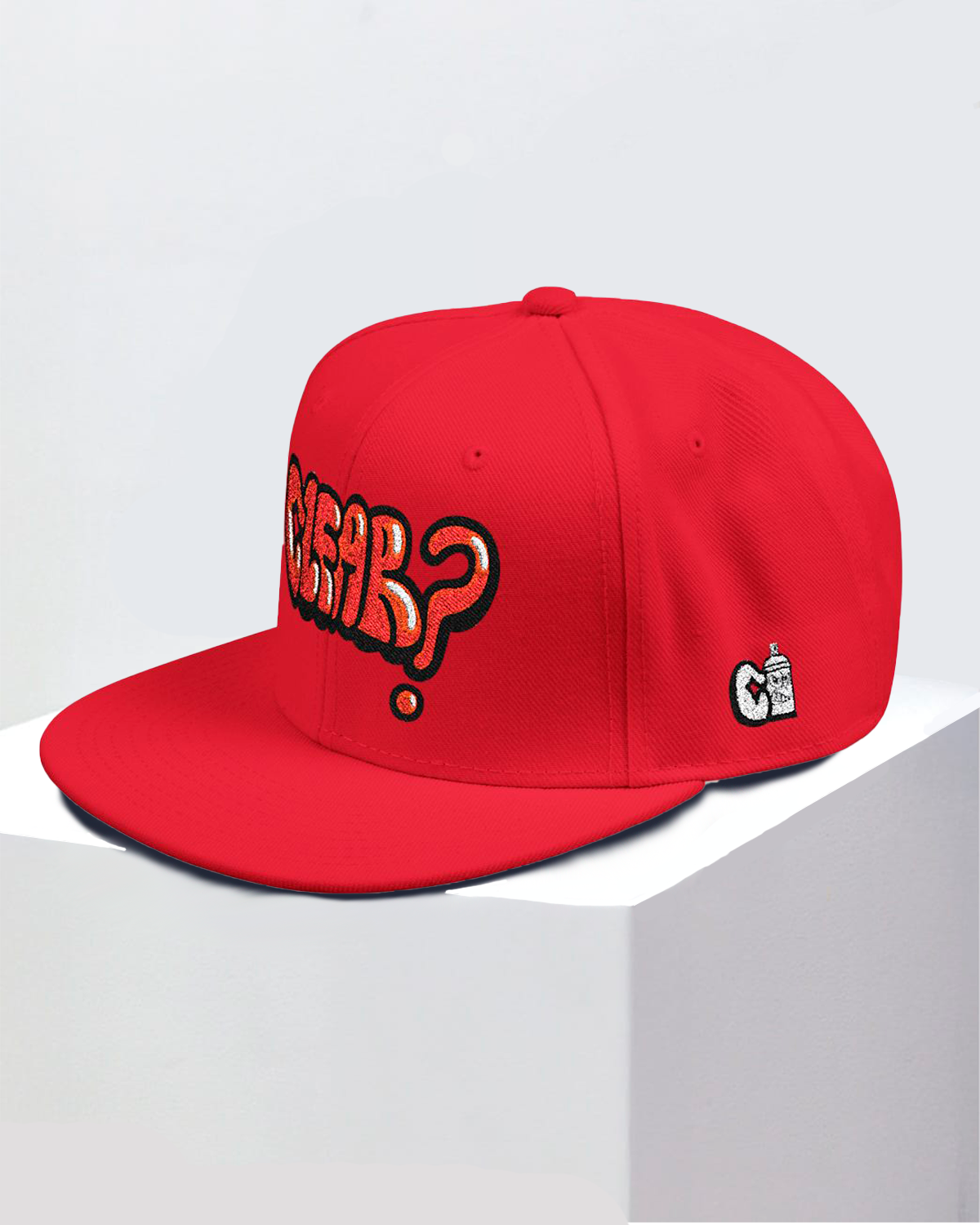 Gorra CLEAR? Snapback - Bubble - Logo rojo