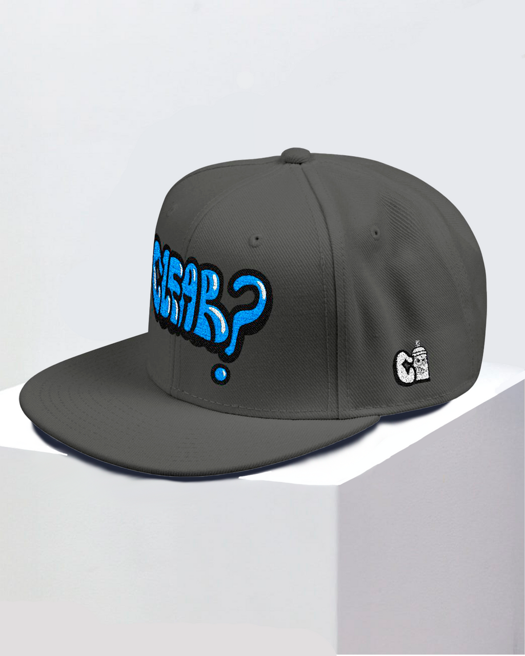 Gorra CLEAR? Snapback - Bubble - Logo azul